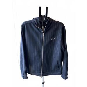 Men's KITH Pinstripe Hooded Zip-Up Jacket